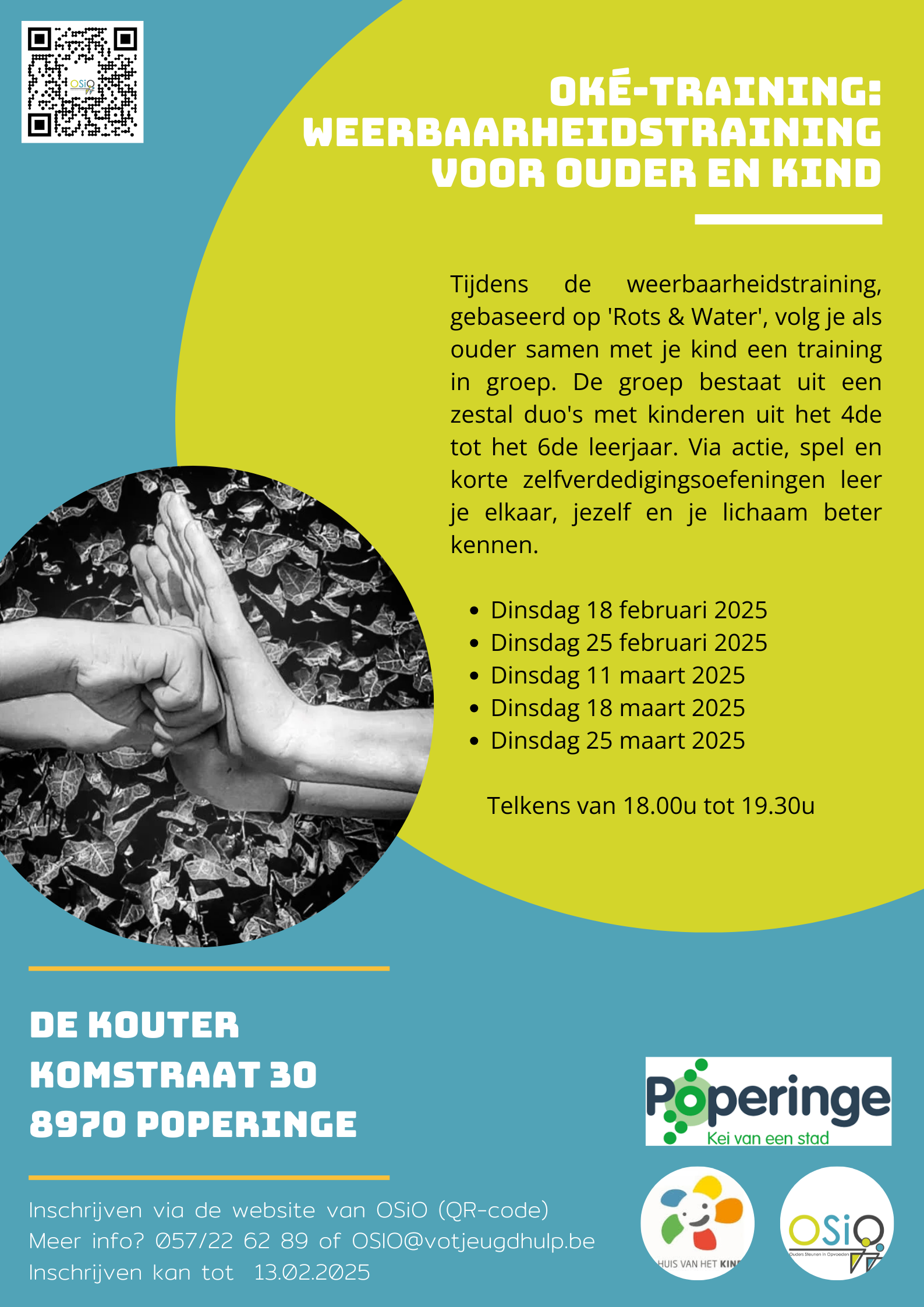 Oké-training: rots en water voor ouder en kind