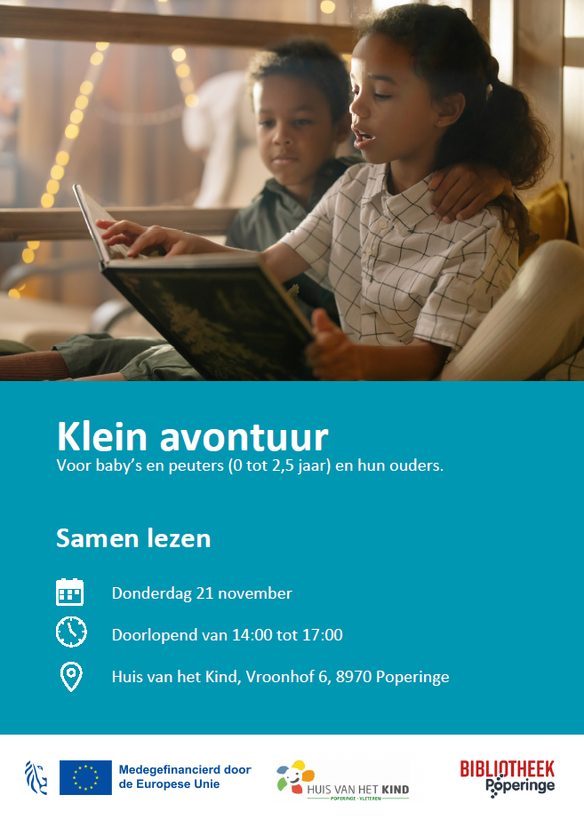 Klein avontuur 'samen lezen'